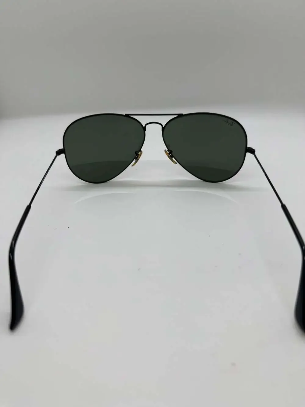 Ray-Ban RB3026 Aviator Large Metal II Sunglasses in Black with G-15 Lenses